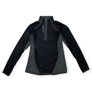 Second Skin Women’s Medium Black Running Active Pullover Jacket